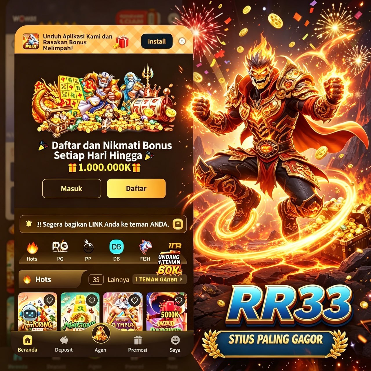 RR33 - Daftar Game Online dengan Pilihan Slot yang Beragam
