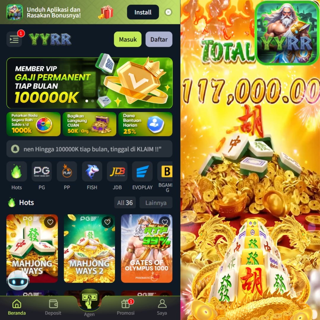 YYRR - Portal Hiburan Game Online Mobile Resmi & Terpercaya